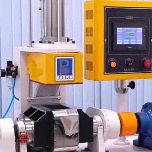 Equipos de laboratorio en funcionamiento